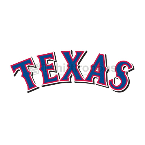 Texas Rangers T-shirts Iron On Transfers N1978